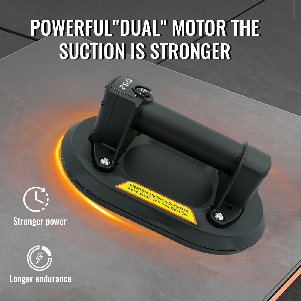 رافعة كهربائية بقوة شفط 260 كج - مراجعة Vacuum Suction Cup Lifter وسعره