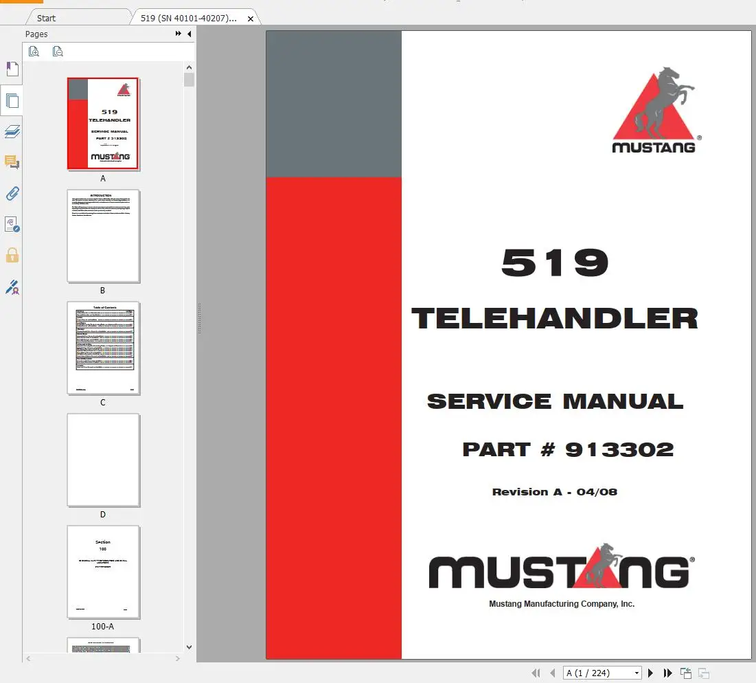 AutoDVD Mustang Machinery المع - مراجعة Heavy Equipment In وسعره
