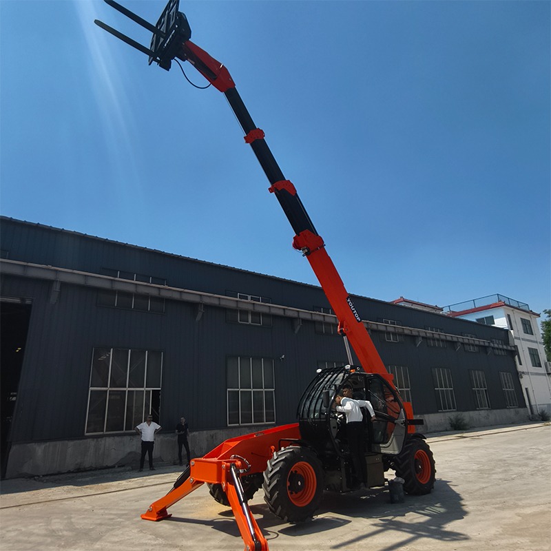 رافعة تلسكوبية صغيرة أوتوماتيك - مراجعة Telescopic Handler Boom وسعره
