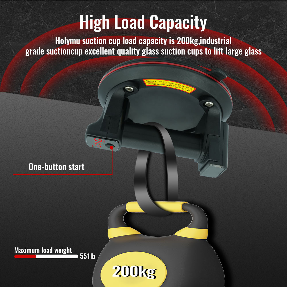 رافعة كهربائية محمولة بقوة 200 - مراجعة Vacuum Suction Cup Lifter وسعره