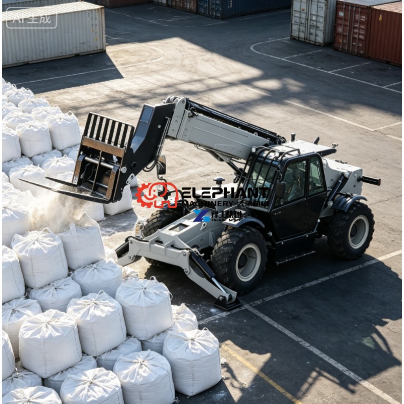 رافعة تلسكوبية بحمولة 4 طن وار - مراجعة Telescopic Handler Boom وسعره